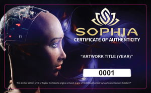 Sophia Art Canvasses: Singularity Dream (2022) (Size 44 x 66.5 cm)_