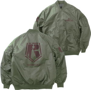 Armored Trooper Votoms - Red Shoulder MA-1 Jacket (Moss | Size L)_