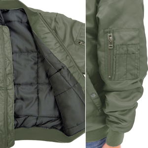 Armored Trooper Votoms - Red Shoulder MA-1 Jacket (Moss | Size L)_