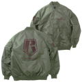 Armored Trooper Votoms - Red Shoulder MA-1 Jacket (Moss | Size XL) thumbnail 1