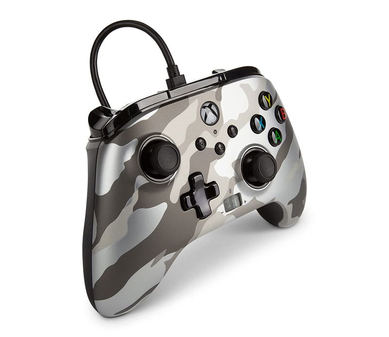 PowerA Enhanced Wired Controller for Xbox Series X|S (Metallic White Camo) image 2