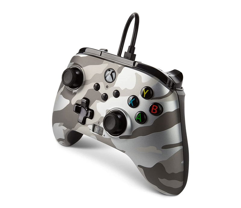 PowerA Enhanced Wired Controller for Xbox Series X|S (Metallic White Camo) image 4