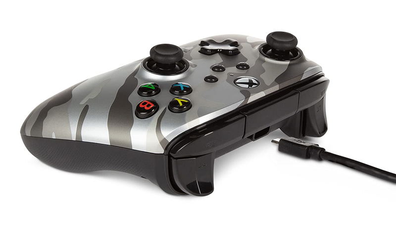 PowerA Enhanced Wired Controller for Xbox Series X|S (Metallic White Camo) image 5