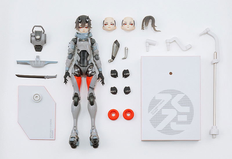 Shojo-Hatsudoki Pre-Painted Action Figure: Motored Cyborg Runner SSX_155 Mandarin Surf image 11