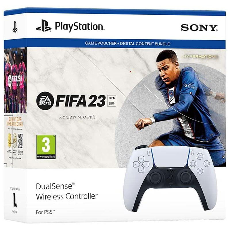 DualSense Wireless Controller + EA SPORTS FIFA 23 image 1