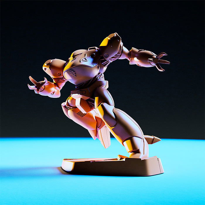 Mobile Police Patlabor PLAMAX MF-68 Plastic Model Kit: Minimum Factory Griffon & Chimaera Effect Color Ver. image 3