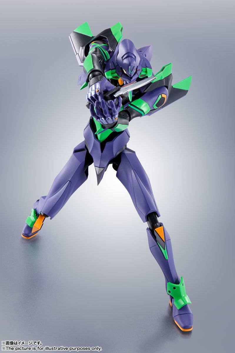 Robot Spirits SIDE EVA Rebuild of Evangelion: EVA-01 + Spear of Cassius Renewal Color Edition (Re-run) image 4