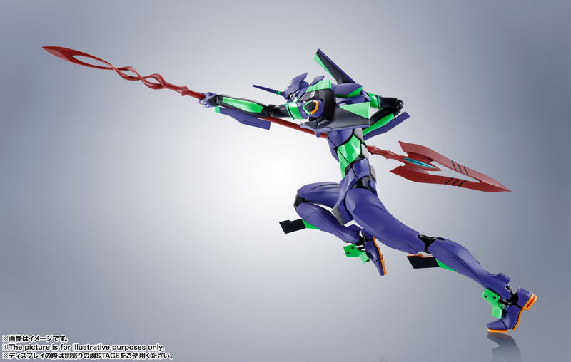 Robot Spirits SIDE EVA Rebuild of Evangelion: EVA-01 + Spear of Cassius Renewal Color Edition (Re-run) image 5