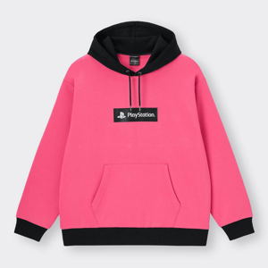 GU PlayStation Double Face Pullover Hoodie (Pink | Size XL)_