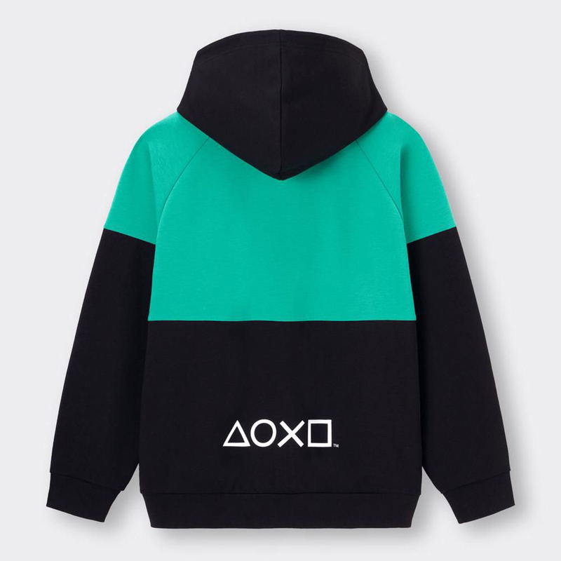 GU PlayStation Double Face Zip Hoodie (Black | Size M) image 2