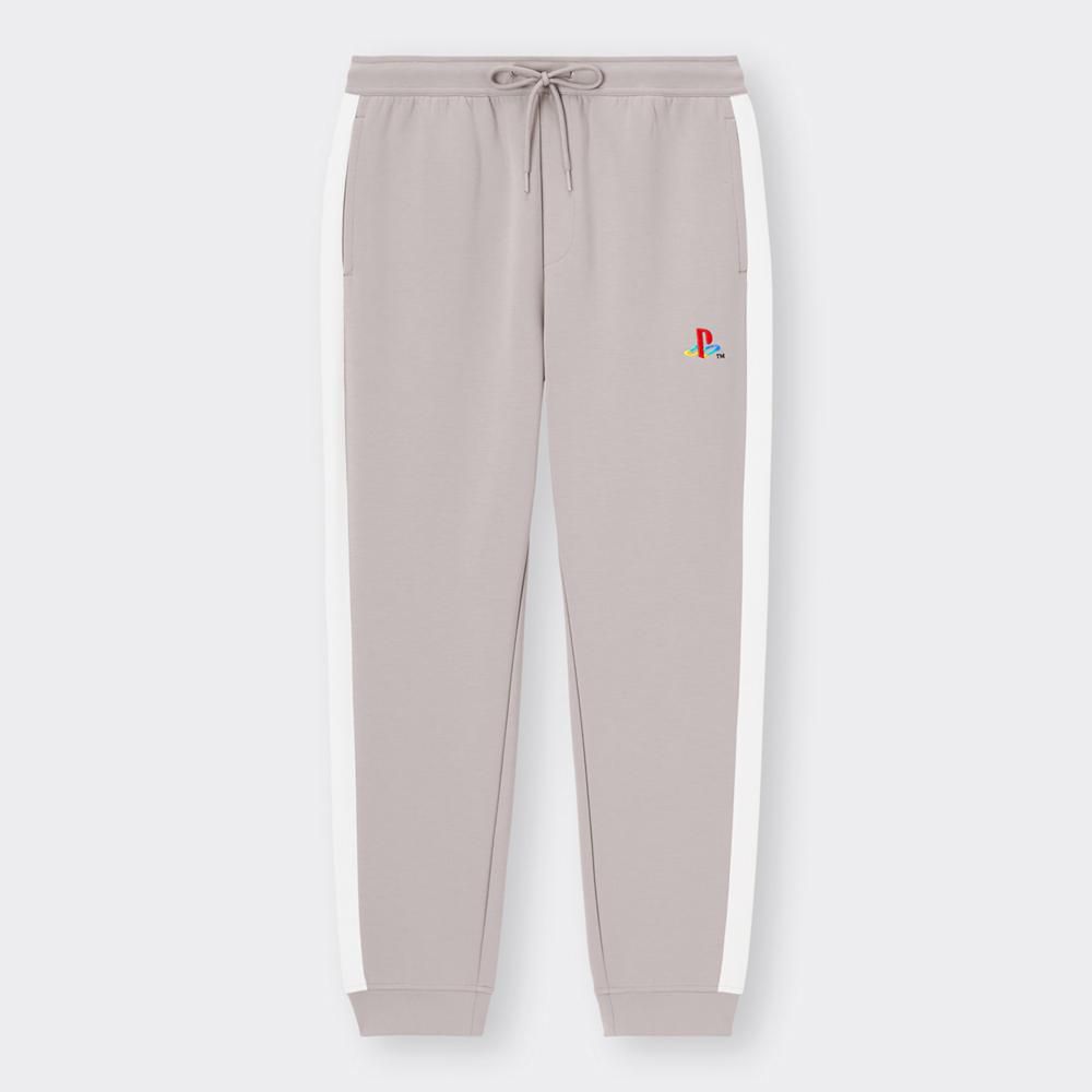 GU PlayStation Double Face Jogger Pants (Gray | Size L)