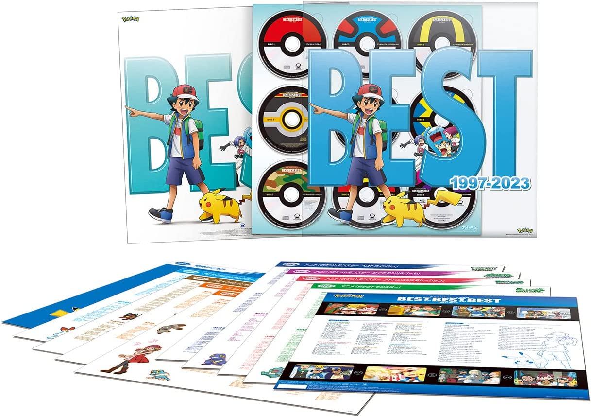 Pokemon Theme Song Collection Best Of Best Of Best 1997-2023 [8CD+ 