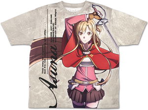 Sword Art Online: Progressive Scherzo of Deep Night - Asuna SAO 5th Floor Ver. Double-sided Full Graphic T-Shirt (Size S)_