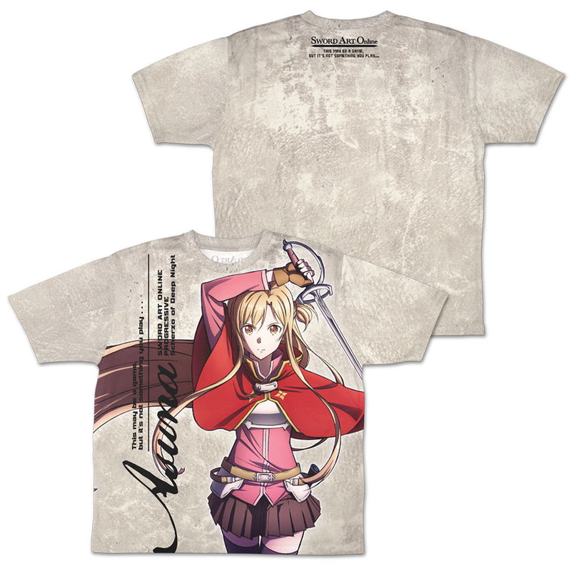 Sword Art Online: Progressive Scherzo of Deep Night - Asuna SAO 5th Floor Ver. Double-sided Full Graphic T-Shirt (Size L) image 1