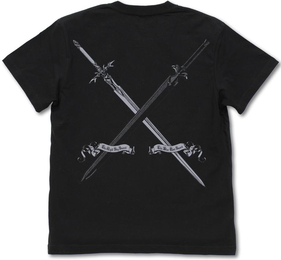 Sword Art Online - The Black Swordsman Kirito UW Ver. T-Shirt (Black ...