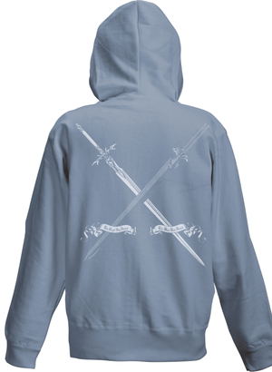 Sword Art Online - The Black Swordsman Kirito UW Ver. Zip Hoodie (Acid Blue | Size L)_