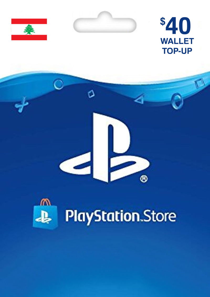 PSN Card 40 USD | Playstation Network Lebanon <span class="ext ext_digital">digital</span> image 1