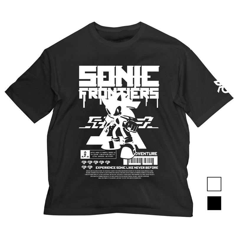 Sonic Frontier Big Silhouette T-Shirt (Black | Size XL) image 1