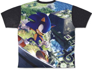 Sonic Frontier Double-sided Full Graphic T-Shirt (Size M)_