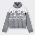 GU Pokemon Turtleneck Sweater (Gray | Size M) thumbnail 1