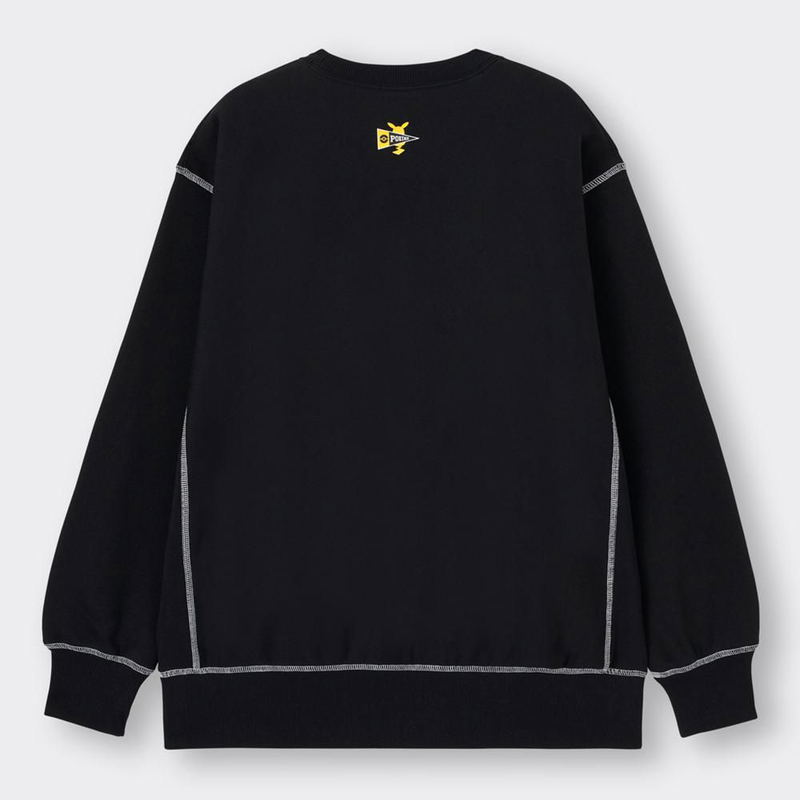 GU Pokemon Heavyweight Big Sweat Pullover (Black | Size S) image 2