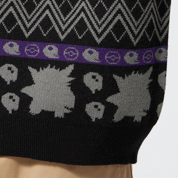 GU Pokemon High Gauge Sweater (Black | Size L) image 3