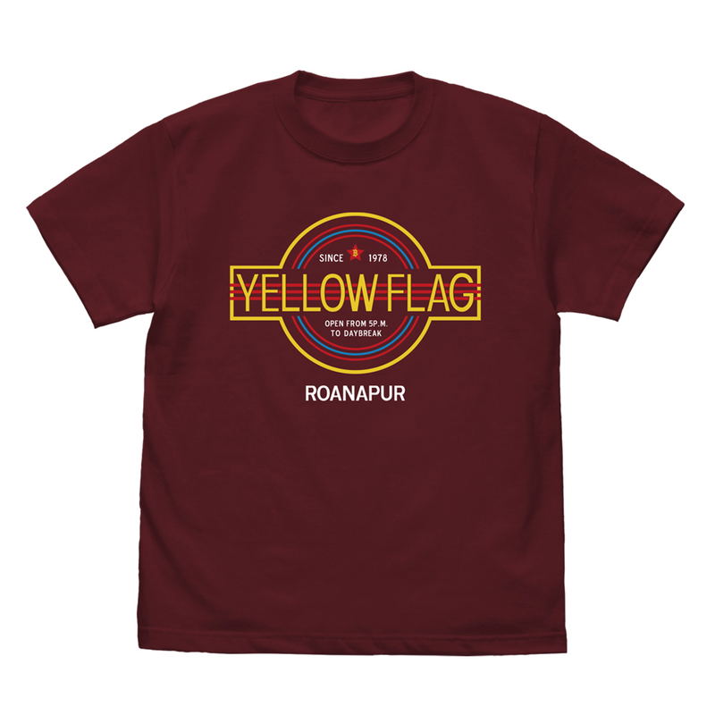 Black Lagoon - Yellow Flag T-Shirt (Burgundy | Size XL) image 1