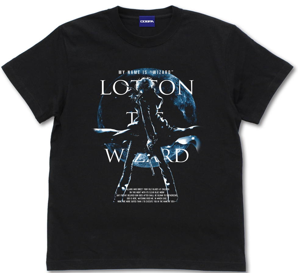 Black Lagoon - Lotton the Wizard T-Shirt (Black | Size M)