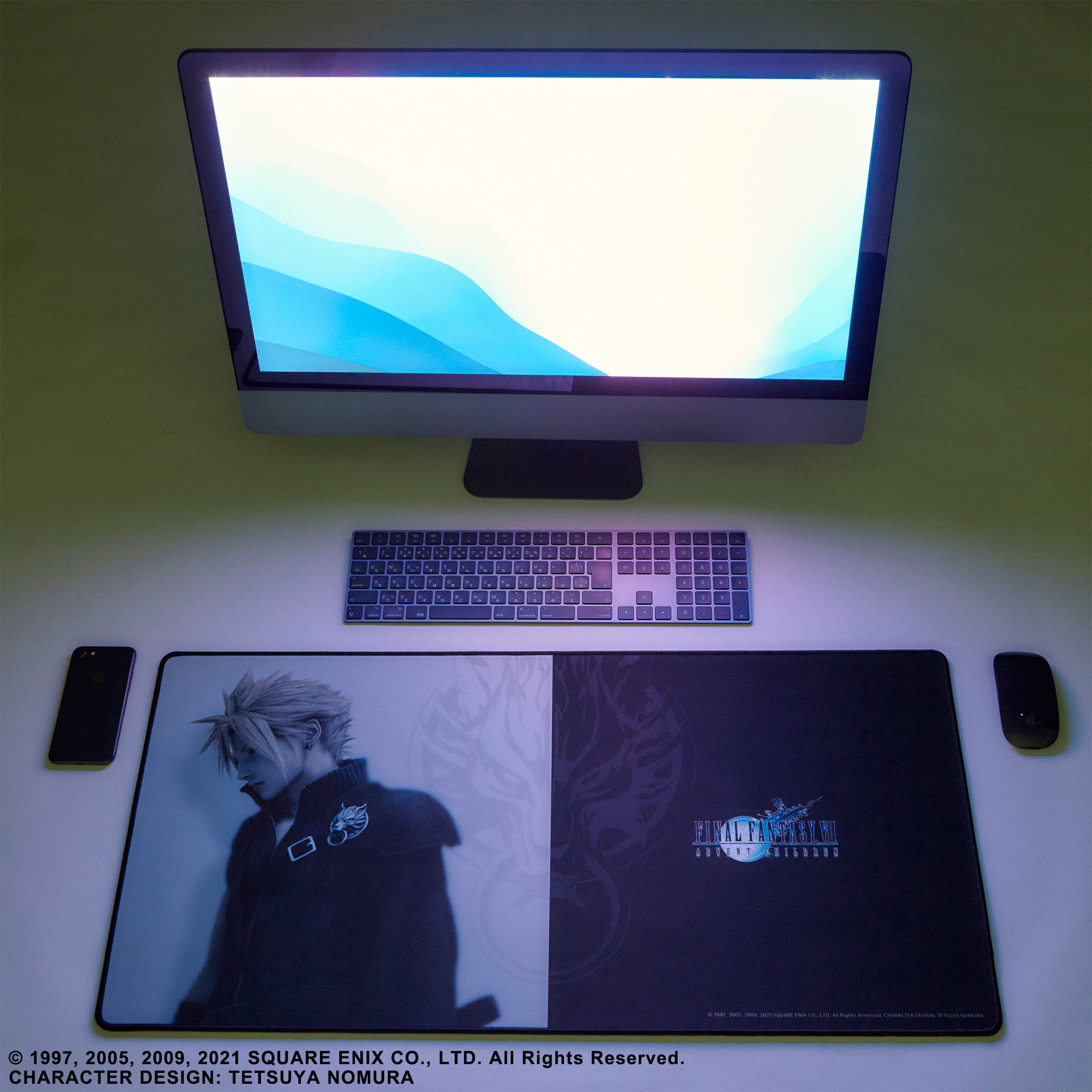 ファイナルファンタジーVII アドベントチルドレン　ゲーミングマウスパッド Final Fantasy VII: Advent Children Gaming Mouse Pad