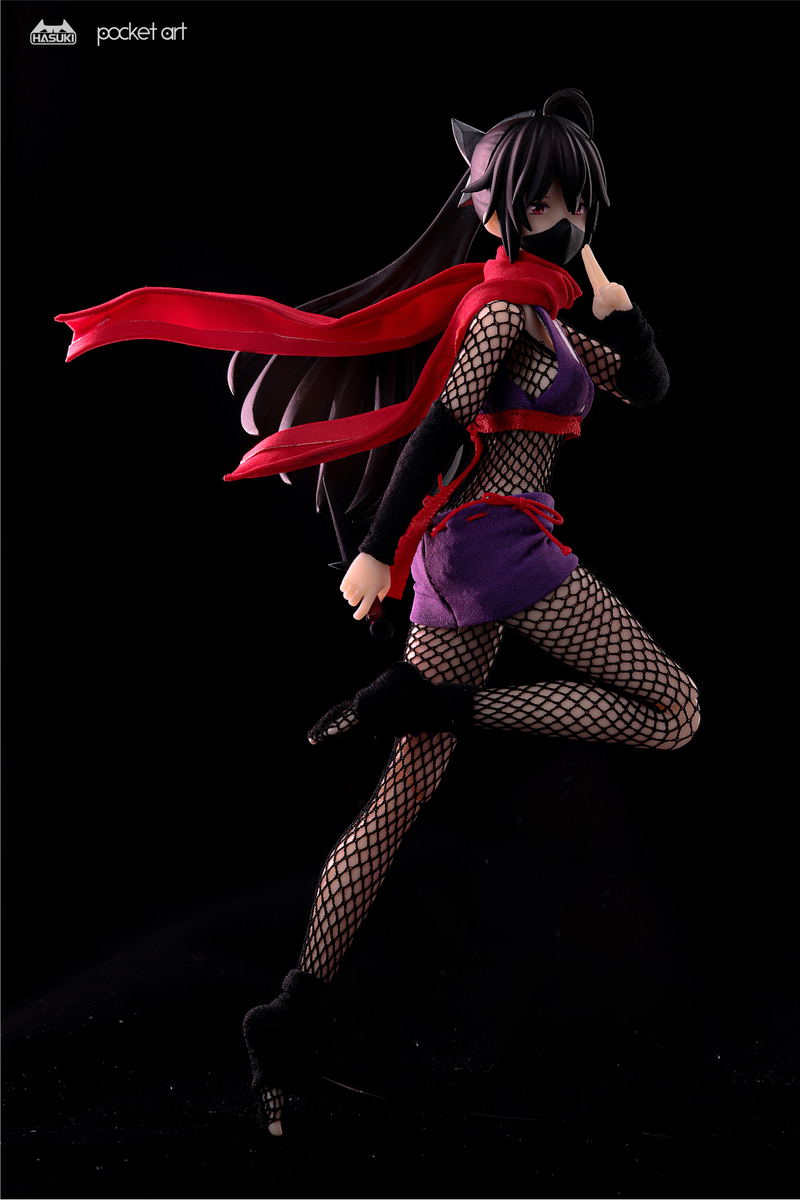Hasuki Pocket Art Series PA002 Hagi The Kunoichi 1/12 Scale Action Figure image 4