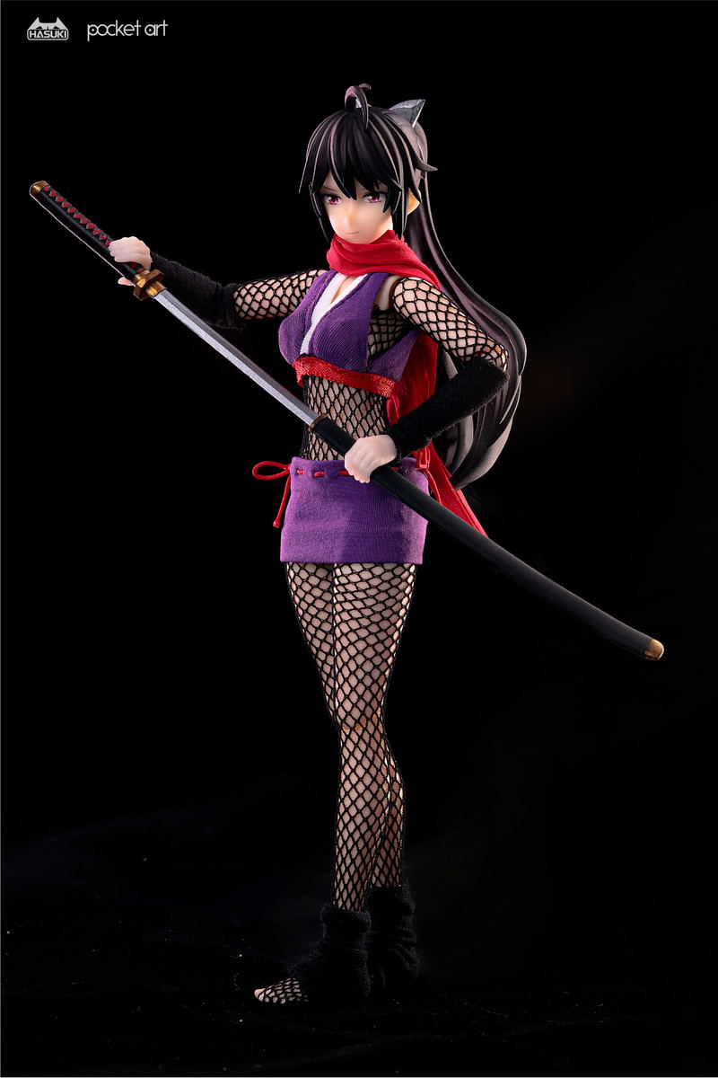 Hasuki Pocket Art Series PA002 Hagi The Kunoichi 1/12 Scale Action Figure image 5