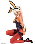 Original Character 1/5 Scale Pre-Painted Figure: Neala Black Bunny Illustration by MaJO thumbnail 1