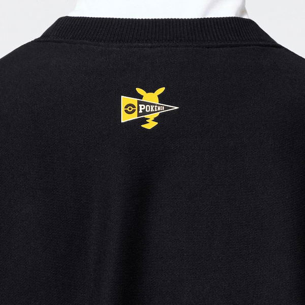 GU Pokemon Heavyweight Big Sweat Pullover (Black | Size S) image 4