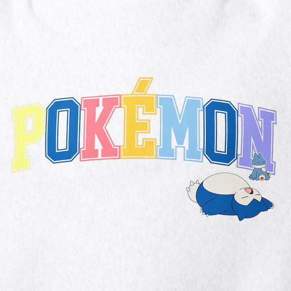 GU Pokemon Heavyweight Big Sweat Pullover (Light Gray | Size L) image 6