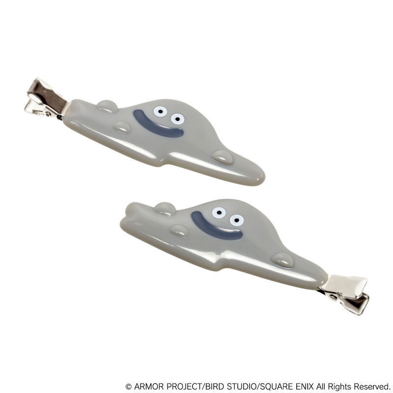 Dragon Quest Smile Slime Cosmetics & Beauty Liquid Metal Slime Hair Clip 2P (Re-run) image 2