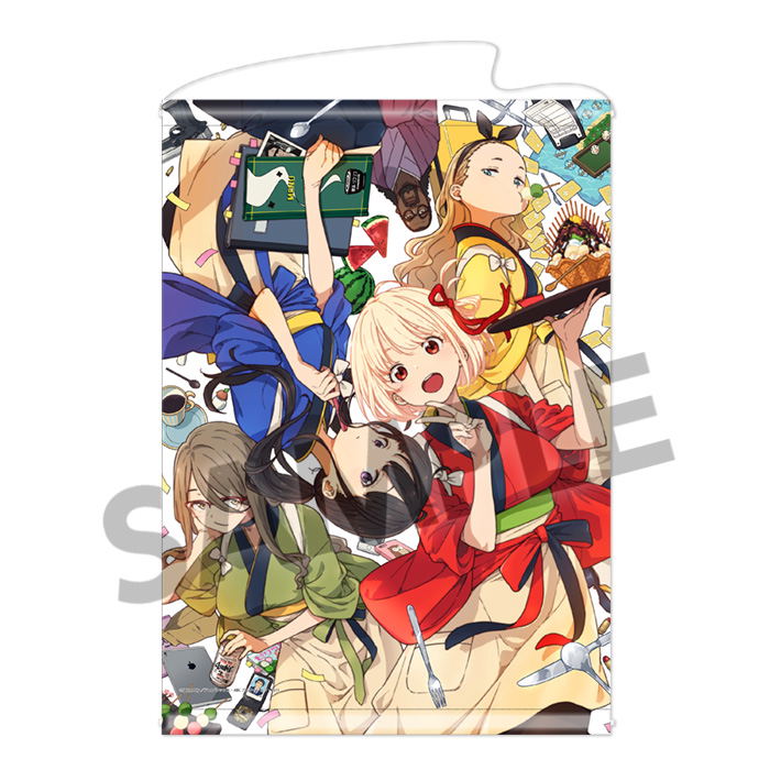 Lycoris Recoil Key Visual Vol. 1 B2 Wall Scroll image 1