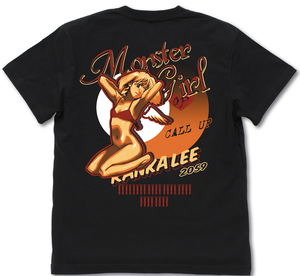 Macross Frontier - Nose Art Ranka T-Shirt (Black | Size L)_