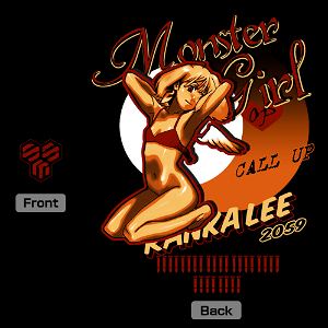 Macross Frontier - Nose Art Ranka T-Shirt (Black | Size S)