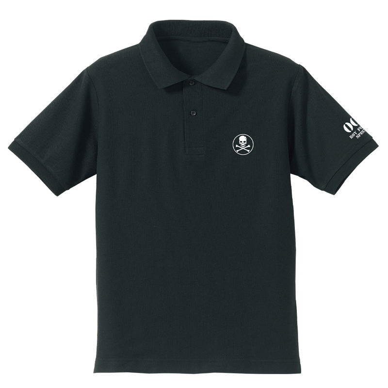 Super Dimension Fortress Macross - Roy Focker Embroidery Polo Shirt (Black | Size XL) image 1