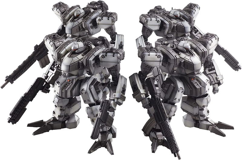 Front Mission Structure Arts 1/72 Scale Plastic Model Kit Series Zenith DV White (Set of 4 Types) image 1