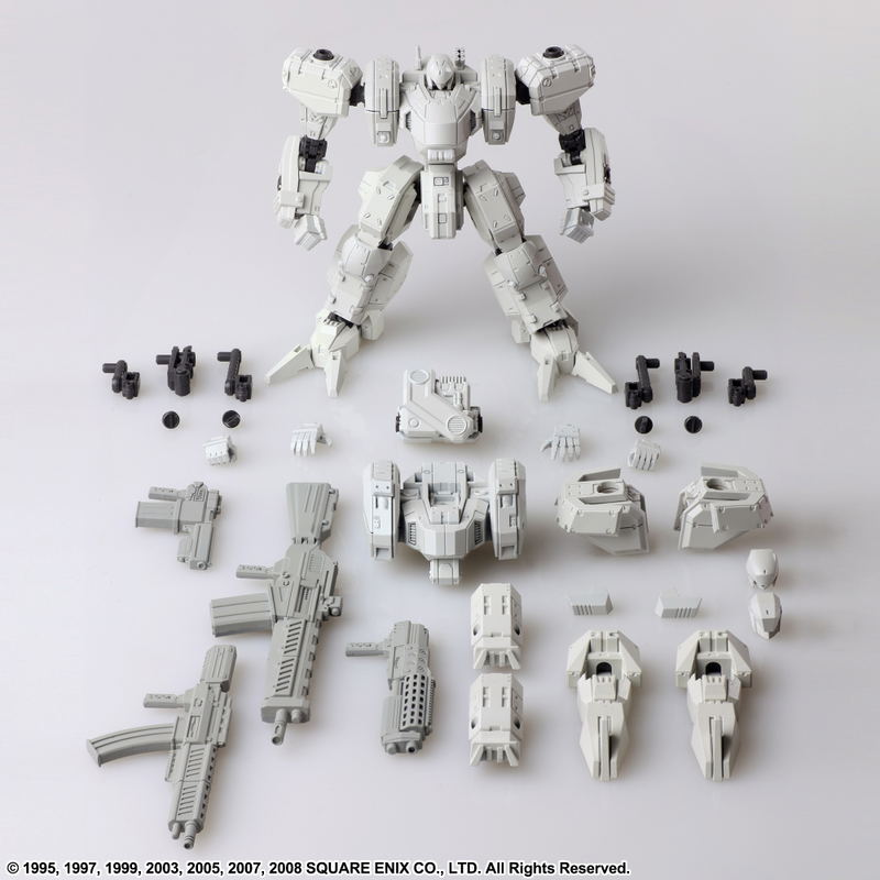 Front Mission Structure Arts 1/72 Scale Plastic Model Kit Series Zenith DV White (Set of 4 Types) image 12