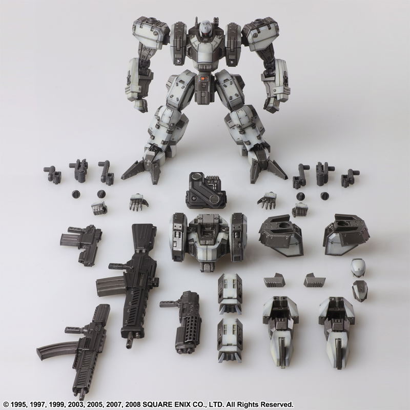 Front Mission Structure Arts 1/72 Scale Plastic Model Kit Series Zenith DV White (Set of 4 Types) image 13