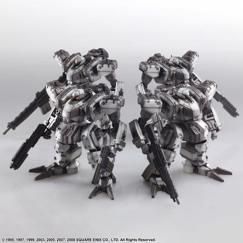 Front Mission Structure Arts 1/72 Scale Plastic Model Kit Series Zenith DV White (Set of 4 Types) image 2