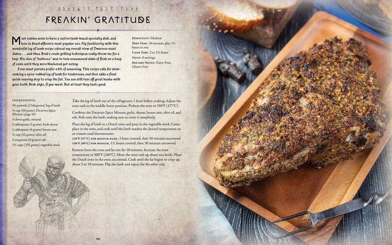 God Of War: The Official Cookbook Of The Nine Realms (Gaming) (Hardcover) image 5