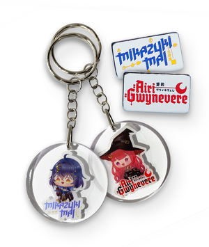 airasia Project Kavvaii Lunetide Pins and Keychains Value Bundle_