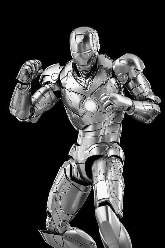Marvel Studios The Infinity Saga 1/12 Scale Pre-Painted Action Figure: DLX Iron Man Mark 2 image 4