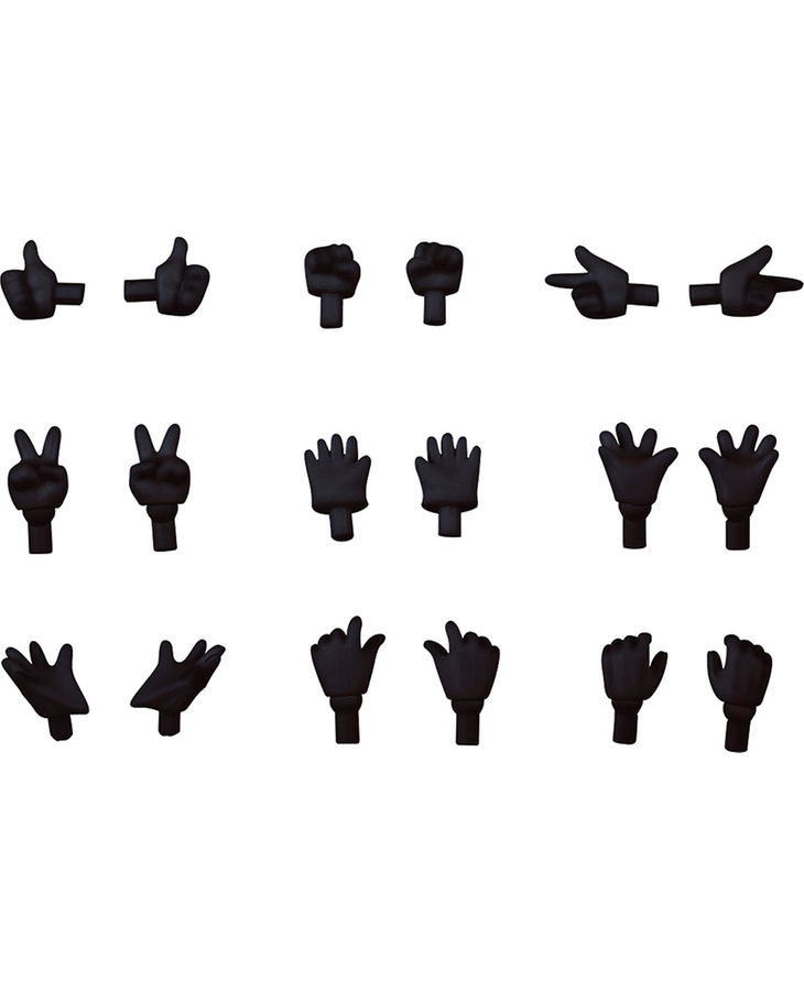 Nendoroid Doll: Hand Parts Set Gloves Ver. (Black) image 1