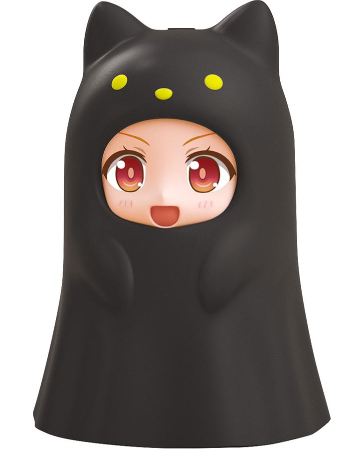 Nendoroid More Kigurumi Face Parts Case (Ghost Cat Black) image 1