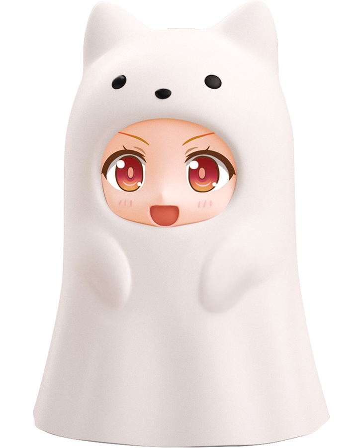 Nendoroid More Kigurumi Face Parts Case (Ghost Cat White) image 1