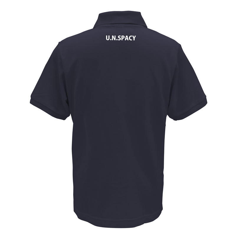 Super Dimension Fortress Macross - Unified Combat Embroidery Polo Shirt (Navy | Size XL) image 2